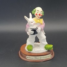 The Leonardo Collection Vintage Clown Rabbit Figurine  Circus Decor Collectable