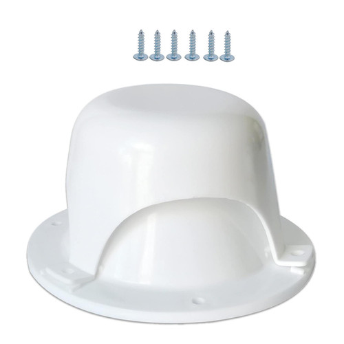 White abs roof - vent, for