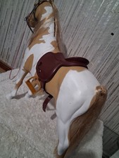 Large 50cm Toy Horse Brown &
