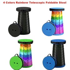 Telescopic Camping Stool Lightweight Folding Multifunction Portable Camping Seat