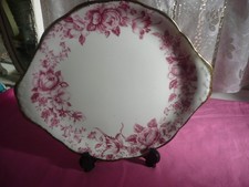 ROYAL ALBERT PARADISE EARRED CAKE PLATE