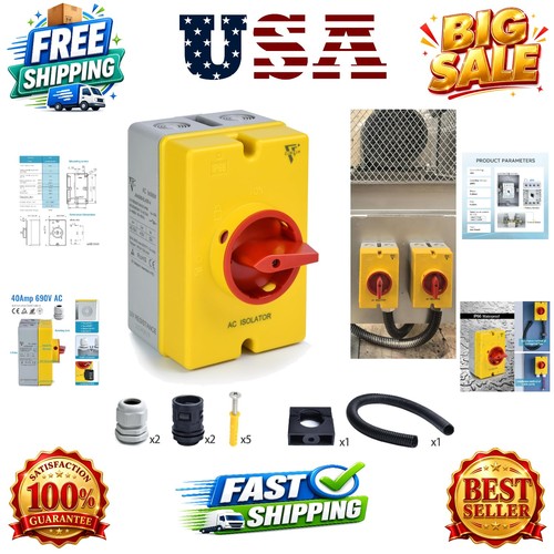Disconnect switch box - ac,