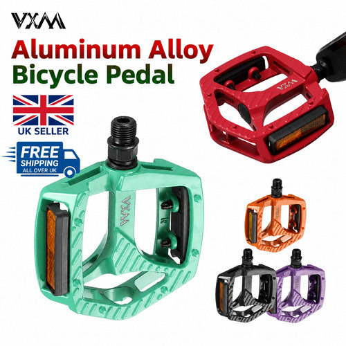 Aluminium alloy bike pedals - aluminium,