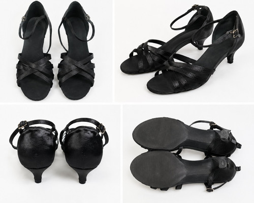 Women black leather latin - women’s,