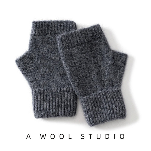 Women 100 merino wool - wool, mittens