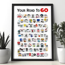 60th Birthday Gift - Road to