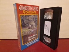 Advanced Fly Casting Techniques - Michael Evans - Fishing VHS Video Tape (T422)