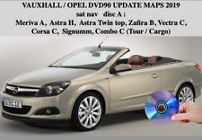 VAUXHALL / OPEL DVD90 UPDATE DVD MAPS 2019 - sat nav   disc A /Meriva, Astra/