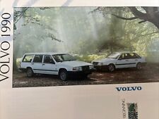 The Volvo Range Original Car Sales Info Brochure Frameable 1990