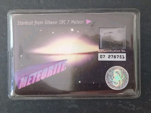 Real meteorite stardust from