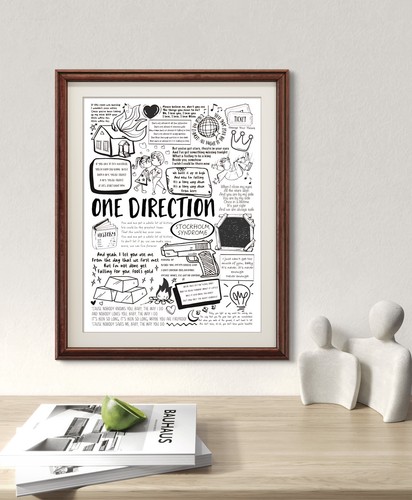 One direction poster - one,