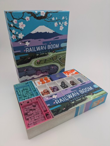Railway boom board game - boom,