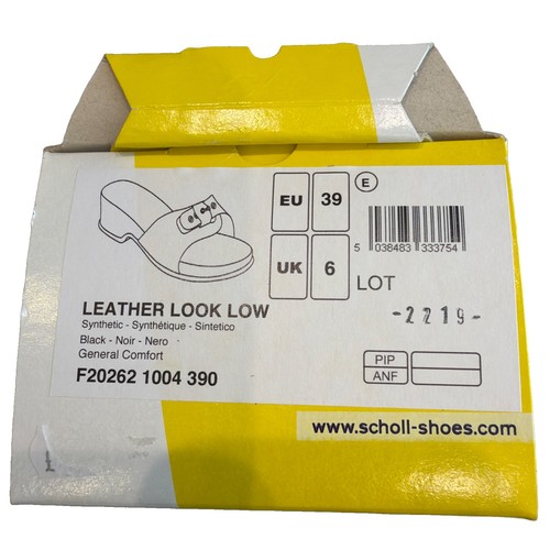 Scholl leather look low - look,