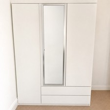 IKEA Pax Wardrobe White Gloss