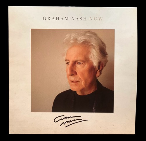 Signed graham nash - now, lp
