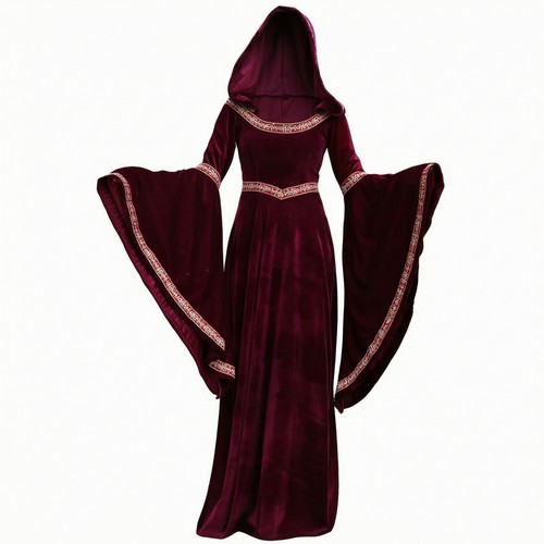 Costume dress with hood - with,