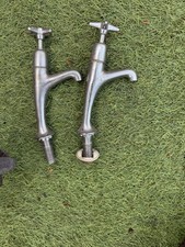 Brass Vintage  Taps Hot Cold