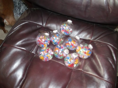 Large vintage colourful ball - large,