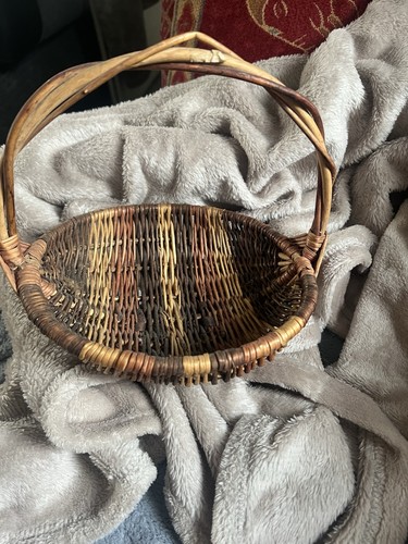 Vintage wicker basket - vintage,