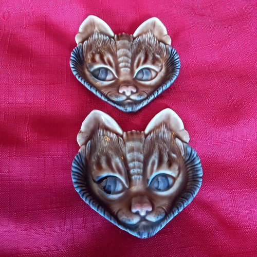 Pair retro 1960s - 1960s, tabby