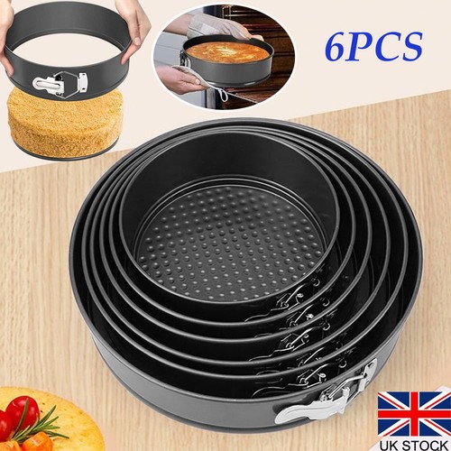 Round cake making tins - making,