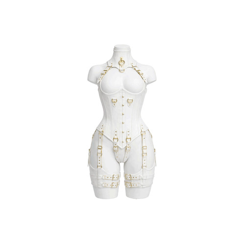 Real leather overbust - overbust, corset