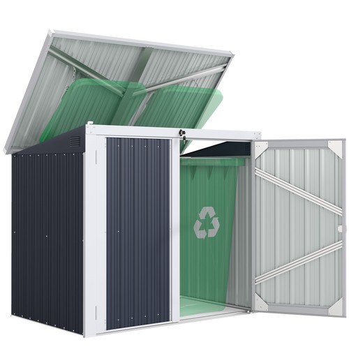 Outsunny bin corrugated - outsunny,