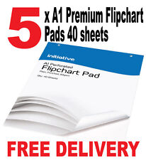 5 x A1 Flipchart Pads Premium