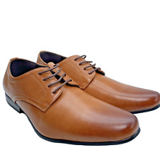 Beckett Men’s  Smart Shoes, Lace Up, Size UK 7, Tan - 522041