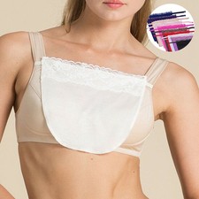 Ladies Cami Secret  Mock Camisole Bra Overlay Modesty Panel Button Lace Clip-on