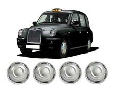 4 Of Silver Wheel Trims Covers Hub Caps London Black Taxi Lti Ltc Tx1 Tx2 Tx4