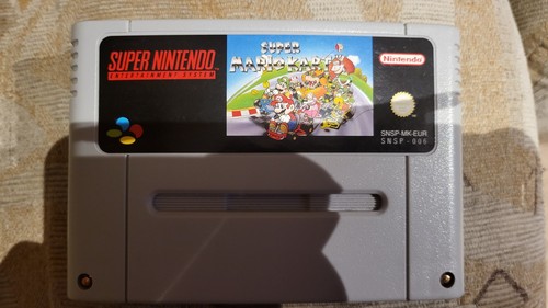 Snes game super mario kart - ,