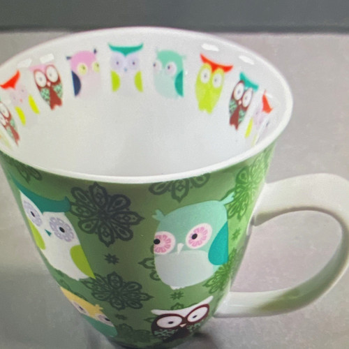 Creative tops owls - tops, green
