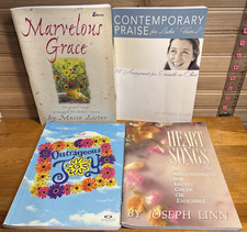 Ladies Church Choir Sheet Music LOT of 4 MARVELOUS GRACE, HEART SONGS & MORE