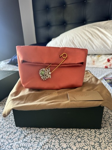Burberry pink satin small - burberry,