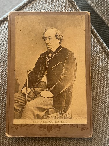 Cdv benjami disraeli - disraeli, also