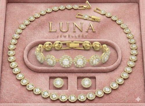 Gold tennis angelic inspired - gold,