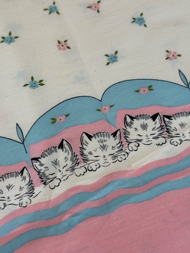 Vintage 1940 feedsack border - vintage,