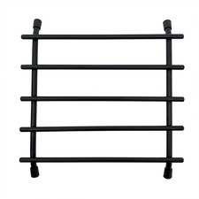 Square black metal - square, trivet