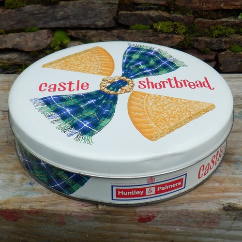 Vintage biscuit tin tartan - vintage,