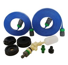 CARAVAN AUTOFILL MAINS WATER KIT WITH 12.5 METRE HOSE with Universal  Fittings 
