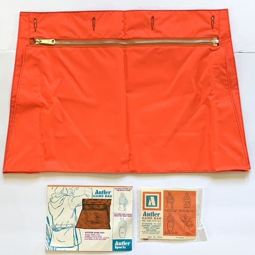 Vintage antler game - bag, orange