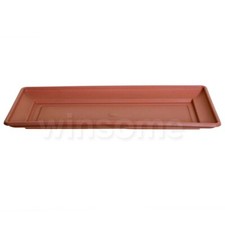 Rectangular Plastic Plant Pots Saucers Planter Water Drip Tray Base Plate Dish