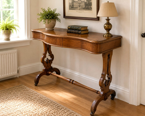 Victorian serpentine console - victorian,