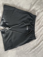 Essentials Black Shorts, Size M Fits S