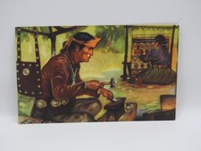 Postcard Navajo Silversmith &