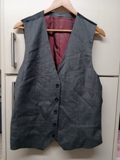 Mens Grey Waistcoast Size