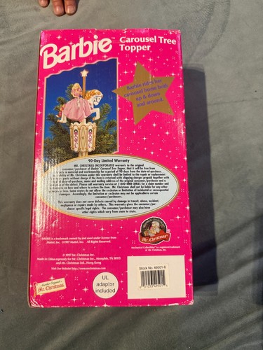 Barbie carousel tree topper - tree,