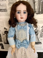 Antique Jumeau Bébe Size 50 Cm Bisque Head open  Mouth Tall Jumeau 19,6 Inches