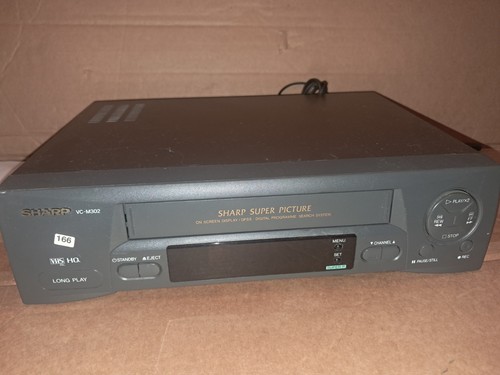 Sharp m302 vhs vcr - sharp,